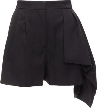 Alexander McQueen Alexander Mcqueen Wool Cascade Wide Short, Size It 38 (Authentic Pre-Loved)