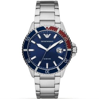 Emporio Armani Heren, Accessoires, Grijs, Maat: ONE Size