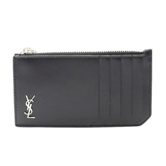 Saint Laurent Pre-owned Wallets, female, Black, Size: ONE SIZE Pre-owned Leather Coin Case Black