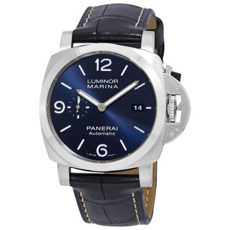 Officine Panerai Pre-owned Panerai Luminor Marina Automatic Blue Dial Mens Watch PAM01313
