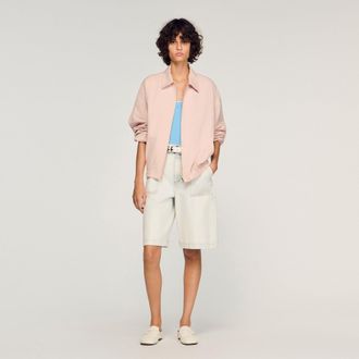 Sandro Cotton and linen jacket