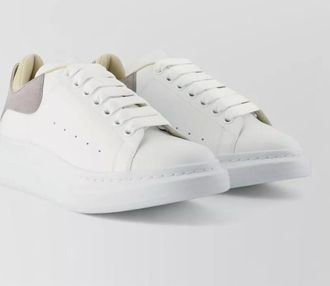 Alexander McQueen leather oversized low-top sneakers