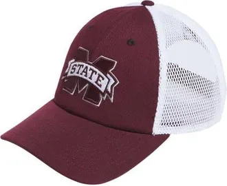 adidas Mens adidas Maroon Mississippi State Bulldogs Mascot Slouch Trucker Adjustable Hat at Nordstrom