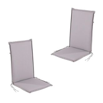 ED&Egrave;N JARD&Iacute; Pack de 2 cojines para sill&oacute;n de jard&iacute;n reclinable est&aacute;ndar piedra