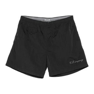 C.P. Company Nylon Swim Shorts - male - C.P. Company - Beachwear - Black - 2XL - Swimwear