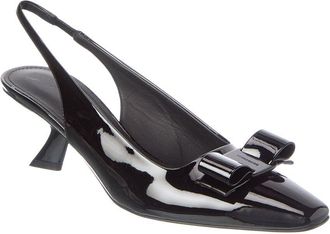Ferragamo Logo Leather Pump