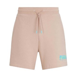 HUGO BOSS Hugo Heren Dapalmi gesmolten logoshort (Roze)