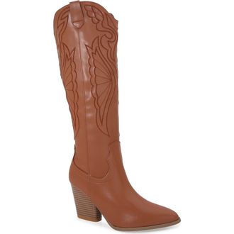 Berness Anamaria Tall Western Boot in Camel at Nordstrom Rack, Size 7.5