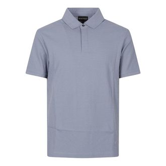Emporio Armani Polo Shirt - Heren - Polos - Blauw - S - Tops