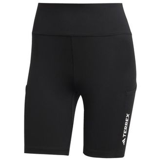 ADIDAS TERREX Multi 8 Tight Shorts Lauftights f&uuml;r Damen | schwarz