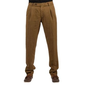 Berwick 1707 Chinos, male, Brown, Size: 3XL Retrolong Chinos