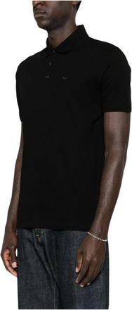 Emporio Armani Essentieel Poloshirt - Heren - Polos - Zwart - M - Katoen - Tops