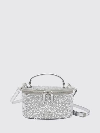 Valentino Garavani VLogo Signature Mini Bag in silk satin with rhinestones