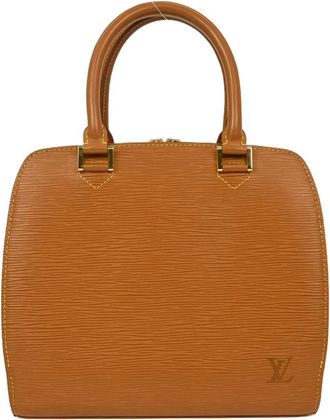 Louis Vuitton Pont Neuf Handbag Epi Leather Brown Leather Handbag (Pre-Owned)