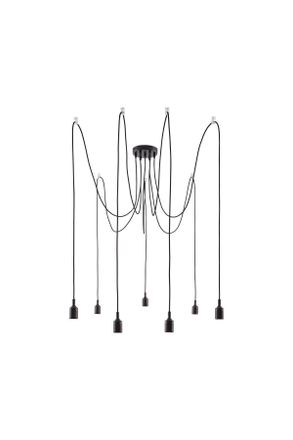 Paulmann Hängeleuchte, Schwarz, Metall, 200.0 cm, LED-Leuchtmittel austauschbar, Lampen & Leuchten, Leuchtenserien