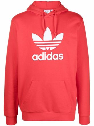 adidas Felpa con stampa - Rosso