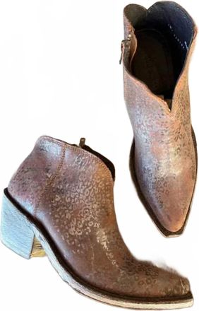 Liberty Black Womens Cobre Boot In Metallic Soft Rusty Red