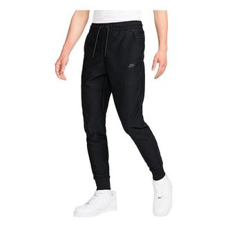 Nike Mens Nike Elastic Waistband Lacing Bundle Feet Sports Pants/Trousers/Joggers Black DD6599-010