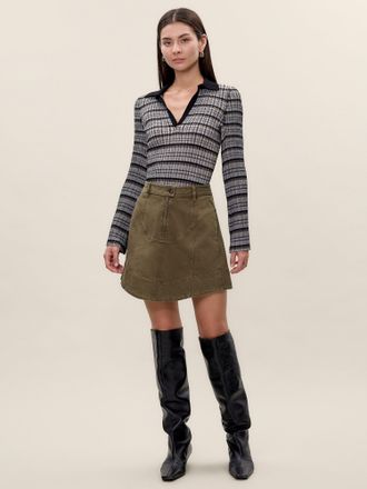 Rebecca Taylor Carmen Garment Dyed Skirt