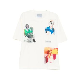 KidSuper Studios T-Shirts, male, White, Size: S Tee-09 Natur