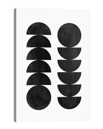 iCanvas Icanvas Black Shapes By Whales Way Wall Art
