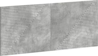 vidaXL Cabecero Montada En La Pared Haarlem Gris Hormig&oacute;n Vidaxl