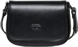 Diesel Gestructurelde Flap Crossbody Tas - Dames - Schoudertassen - Zwart - ONE Size - Tassen