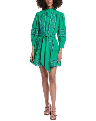 Tyler B&ouml;e Christy Embroidered Skimmer Mini Dress