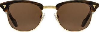 American Optical Sirmont 2BNN Mens Sunglasses Brown Size 51