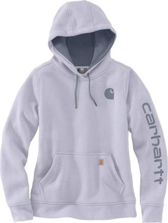 Carhartt Work in Progress Clarksburg Hoodie Womens Mica Fleece Graphic Cozy Workwear POSH241