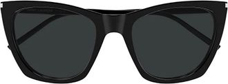 Saint Laurent SL 214 Kate Dunne Zonnebrillen - Dames - Accessoires - Zwart - Maat: 55 MM
