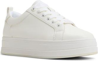 Aldo Chic Comfort Platform Sneaker in Open White at Nordstrom, Size 11