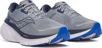 Saucony Mens Guide 18 Running Shoes In Flint/navy