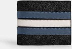 Coach 3-In-1 Wallet in Signature Canvas With Varsity Stripe