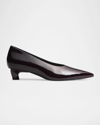 Rag & Bone 40mm Paloma Leather Pumps