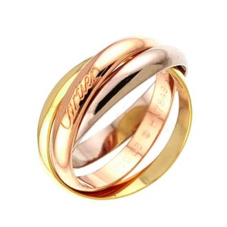 Cartier Yellow Gold (18K) Pink Gold (18K) White Gold (18K) Band Ring (Pre-Owned)