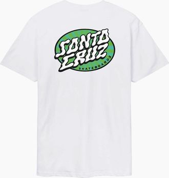 Santa Cruz Mens Santa Cruz Mens Vertigo Dot Short Sleeve T-Shirt - White - Size: 42