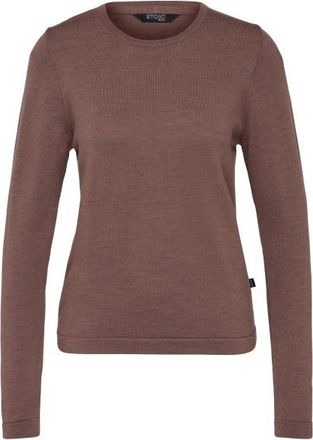 Stoic MerinoKnit MMXX.Kniva II Sweater Merinopullover f&uuml;r Damen | braun