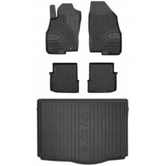 OEM Set 77 Alfombrillas Y Alfombrilla Fiat Punto Evo Hatchback 2009-2012 3d