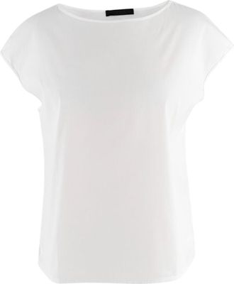 The Row white cotton top Size S