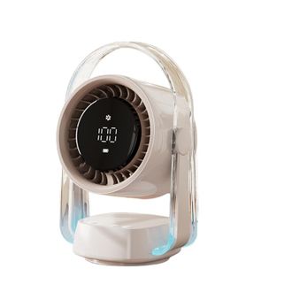Angel Cerd&aacute; Ventilador De Sobremesa, Ventilador De Dormitorio, Potente Flujo De Aire, 100 Velocidades, Funcionamiento Silencioso, Color Beige