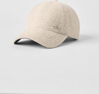 Alo | Prestige Off-Duty Cap in Cream Heather Beige