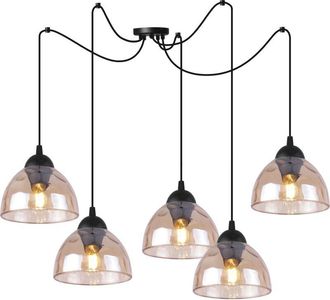 OEM L&aacute;mpara Colgante Ara&ntilde;a Venecia 5pln L&aacute;mparas Miel E27