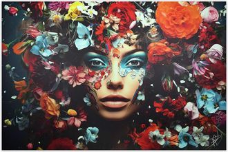 Arte Dal Mondo Adm - Impresión Sumergida en las Flores 2