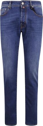 Jacob Cohen Jeans, Heren, Blauw, W30, Slim-fit Jeans