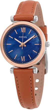 Fossil Carlie Mini Quartz Mother of Pearl Dial Ladies Watch ES4701