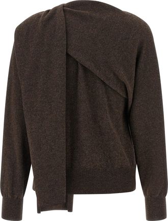 Ferragamo Womens Brown Cashmere Cardigan Clothing