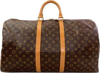Louis Vuitton Brown Monogram Monogram Canvas Boston Bag (Pre-Owned)