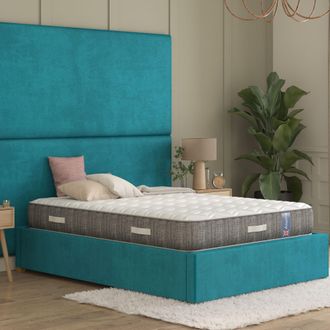 Aspire Home Accents Pocket Sprung Mattress with British Wool Fillings in White | Size: Small Single