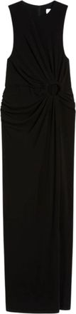 Sportmax Black Waist Draping Dress